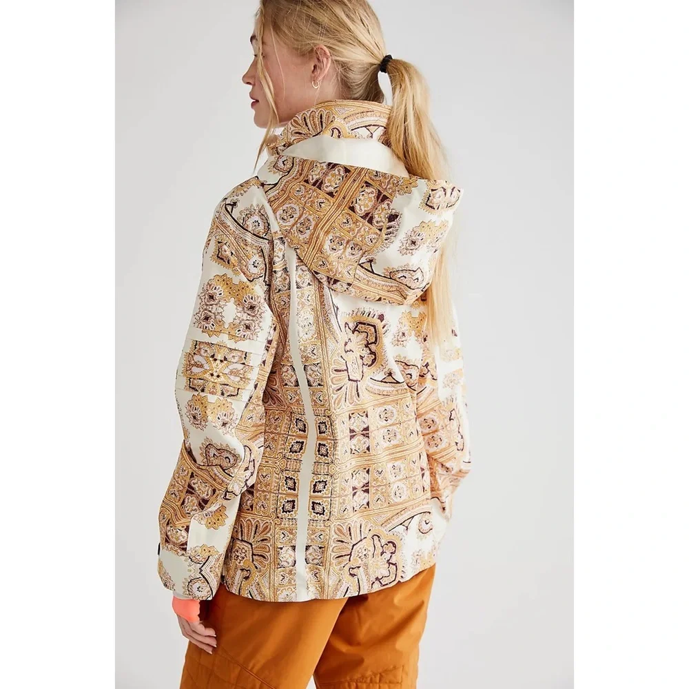 Free People x FP Movement Alpine Glow Ski Pullover Jacket $328 - Picture 3 of 6